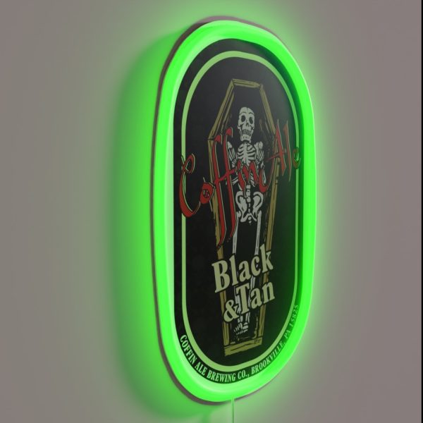 Coffin Ale TM Tee RGB Neon Sign