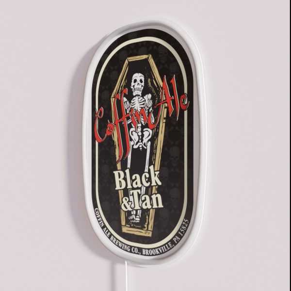 Coffin Ale TM Tee RGB Neon Sign