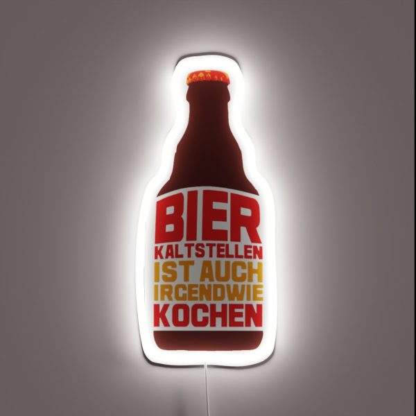 Cold Beer Is Cooking RGB Neon Sign