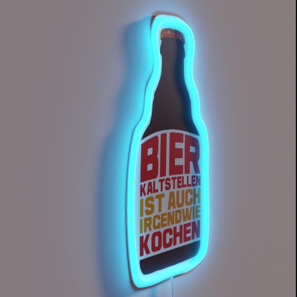 Cold Beer Is Cooking RGB Neon Sign