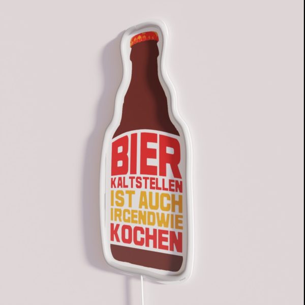 Cold Beer Is Cooking RGB Neon Sign