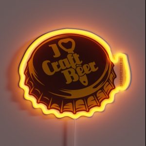 Craft Beer Design For Beer Lovers RGB Neon Sign