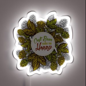 Craft Beer Hops RGB Neon Sign