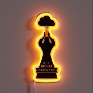 Craft Beer Jesus RGB Neon Sign