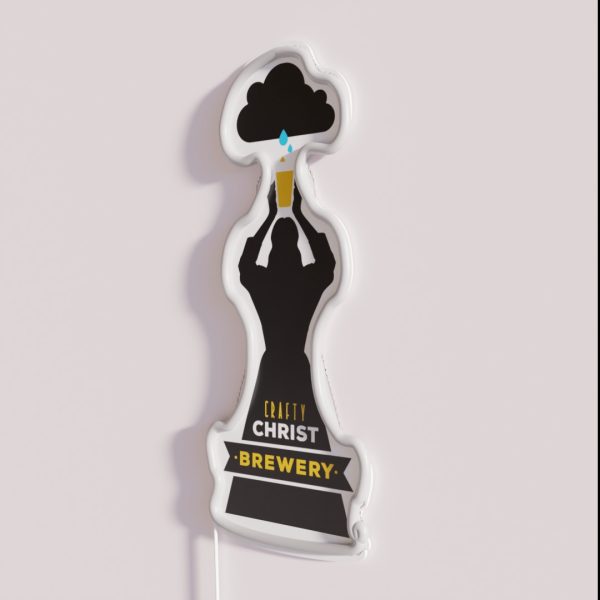 Craft Beer Jesus RGB Neon Sign