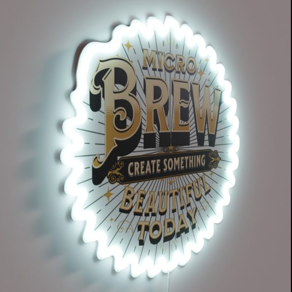 Craft Beer Microbrew Micro Brew Beer RGB Neon Sign