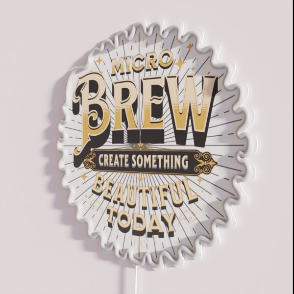 Craft Beer Microbrew Micro Brew Beer RGB Neon Sign