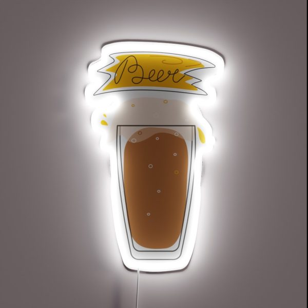 Craft Beer Mug Oktoberfest Beer Oktoberfest RGB Neon Sign
