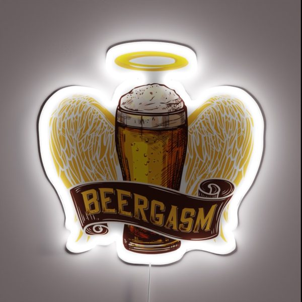 Craft Beergasm Craft Beer Brewing RGB Neon Sign