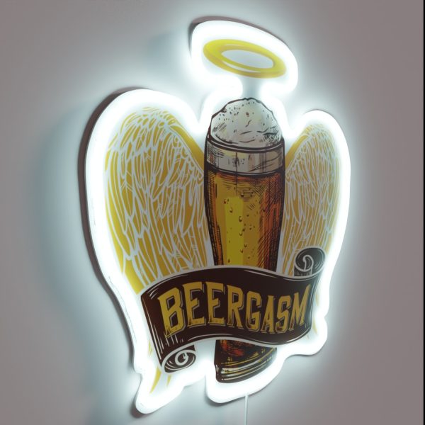 Craft Beergasm Craft Beer Brewing RGB Neon Sign