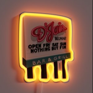 D Jais RGB Neon Sign