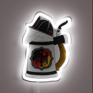 Das Beer Stein Firefighter Medic RGB Neon Sign