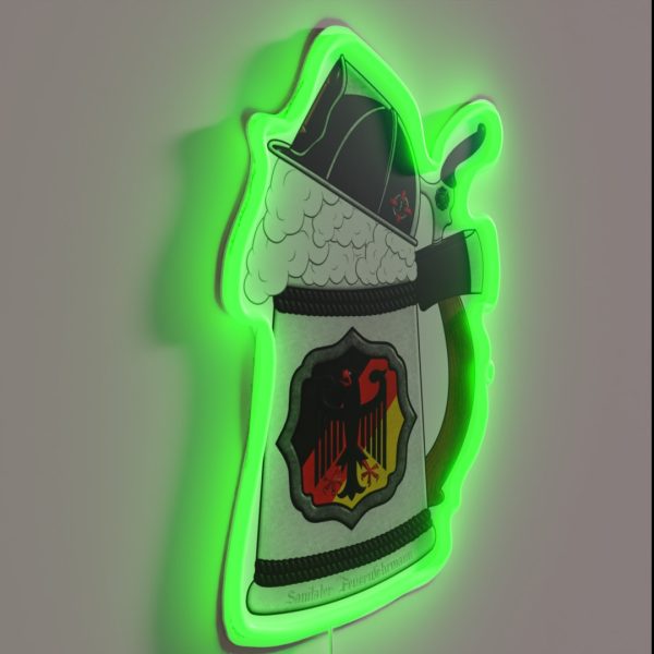 Das Beer Stein Firefighter Medic RGB Neon Sign