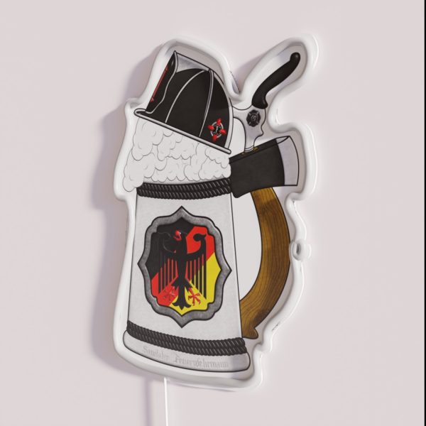 Das Beer Stein Firefighter Medic RGB Neon Sign