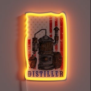 Distiller Moonshiner Rumrunner Gift RGB Neon Sign