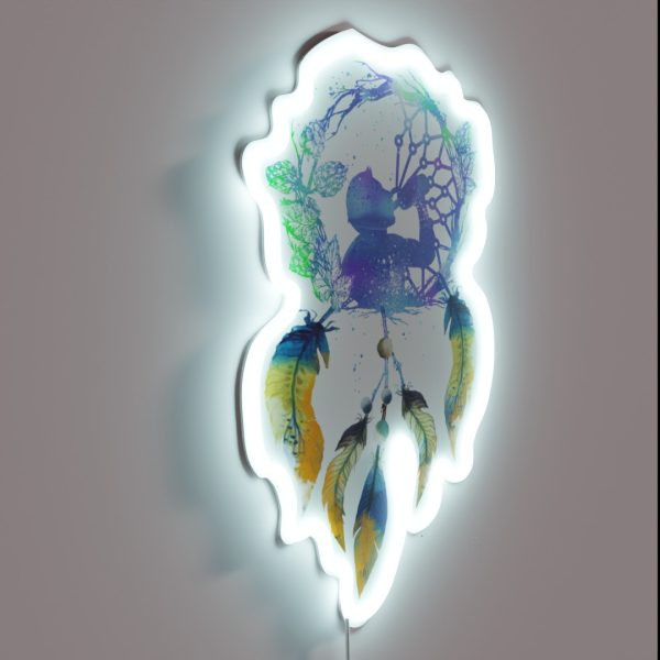 Dream Catcher Beer Drinker Craft Beer Hops RGB Neon Sign