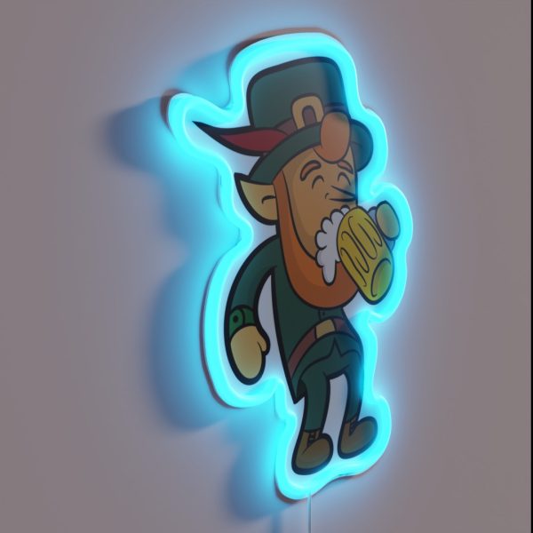 Drink Beer RGB Neon Sign