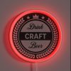 Brew your perfect pint with vibrant neon beer bar decor