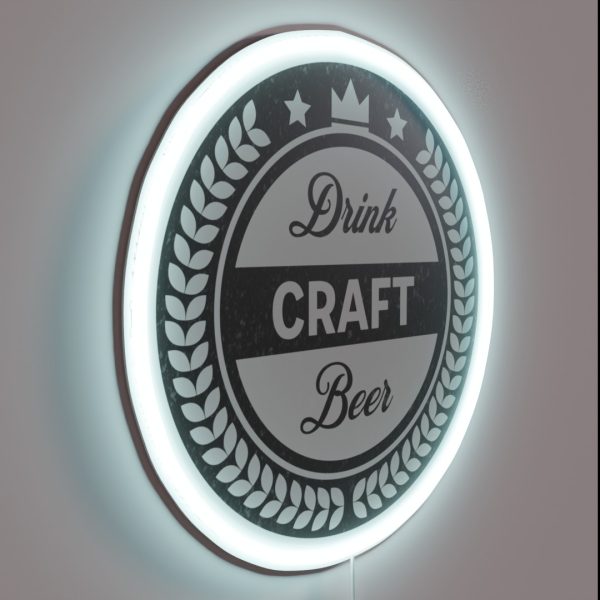 Drink Craft Beer RGB Neon Sign