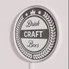 RGB Neon Sign Illuminates Your Space with Vibrant Craft Beer Passion
