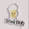 Vibrant RGB Neon Bar Sign Drinking Beer Soda Glass Design