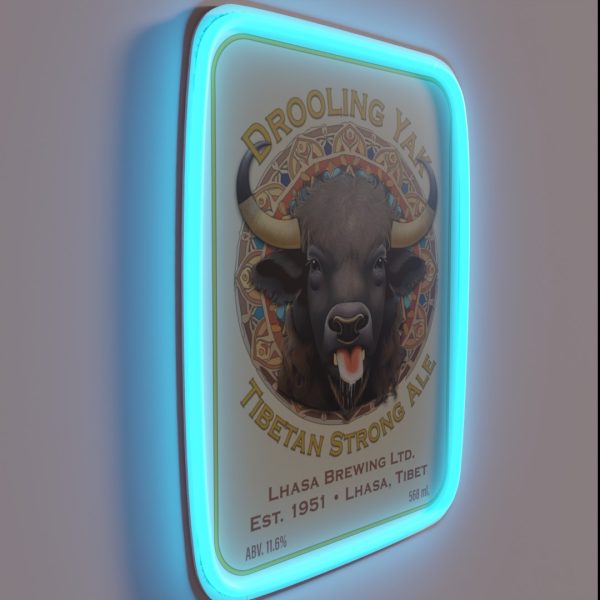 Drooling Yak Tibetan Strong Ale RGB Neon Sign