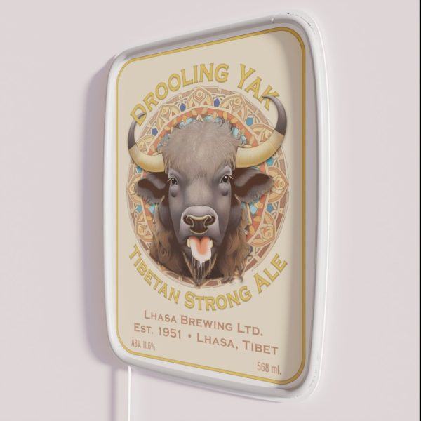 Drooling Yak Tibetan Strong Ale RGB Neon Sign