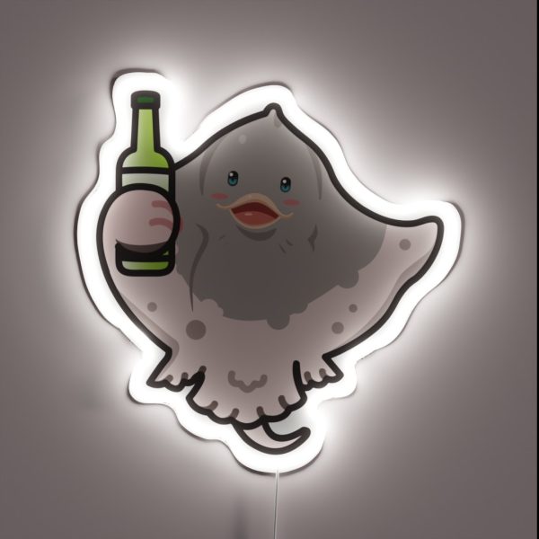 Drunken Fish RGB Neon Sign