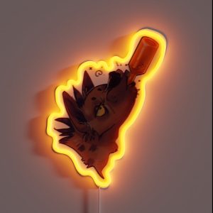 Drunken Hyena 01 RGB Neon Sign