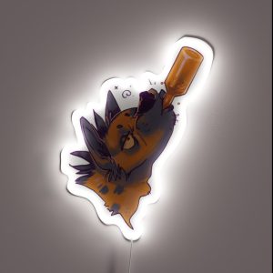 Drunken Hyena 02 RGB Neon Sign