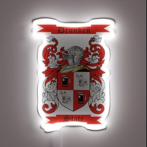 Drunken State Coat Of Arms RGB Neon Sign