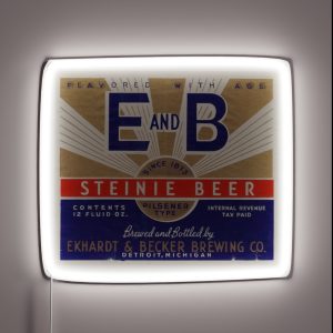 E And B Steinie Beer RGB Neon Sign
