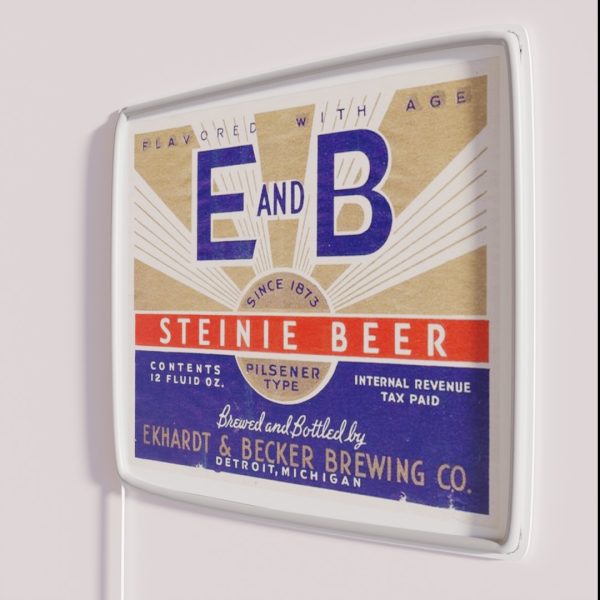 E And B Steinie Beer RGB Neon Sign
