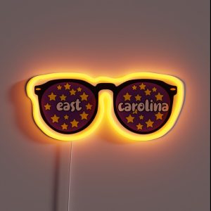 East Carolina Sunglasses RGB Neon Sign
