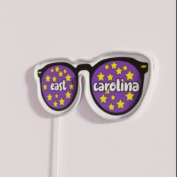 East Carolina Sunglasses RGB Neon Sign