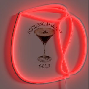 Espresso Martini Club RGB Neon Sign