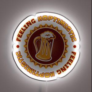 Feeling Hoptimistic Yellow RGB Neon Sign