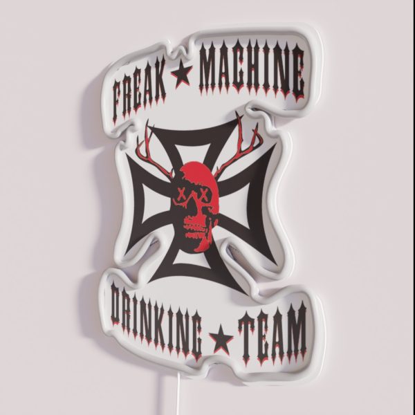 Freak Machine Drinking Team RGB Neon Sign