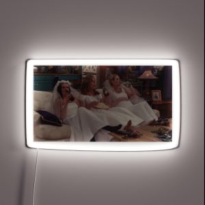 Friends Wedding Dress RGB Neon Sign