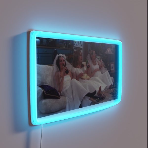 Friends Wedding Dress RGB Neon Sign