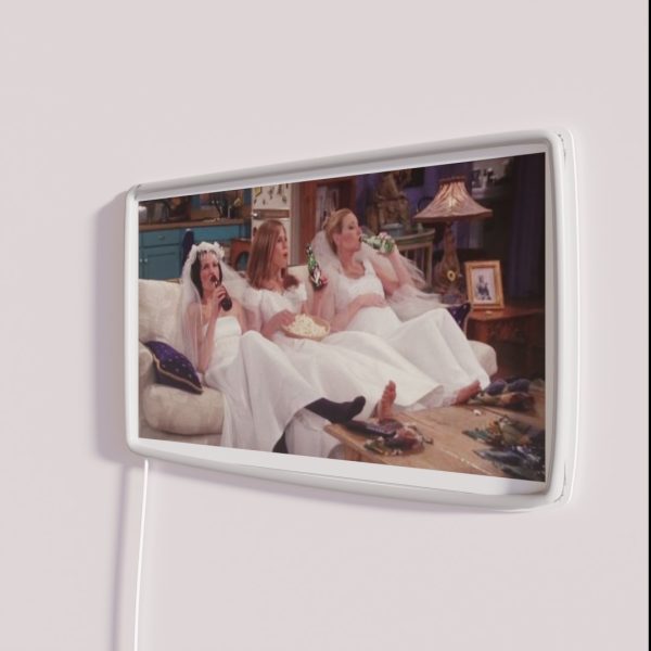 Friends Wedding Dress RGB Neon Sign