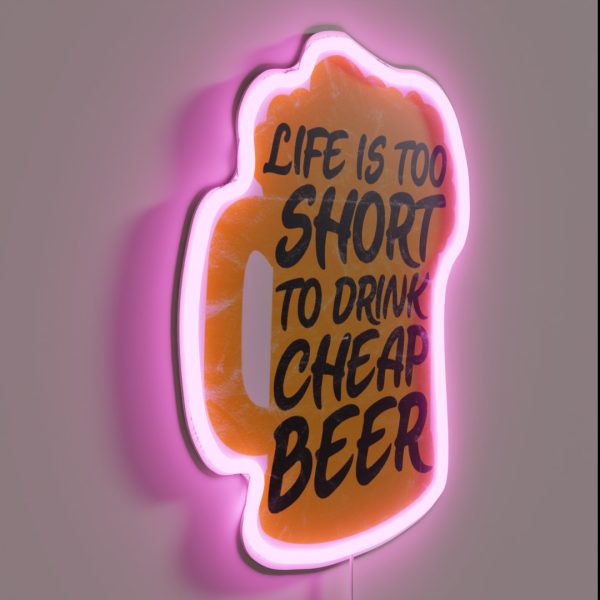 Funny Beer Gift Ideas RGB Neon Sign
