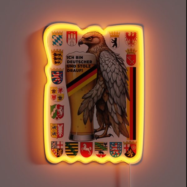 German Proud RGB Neon Sign