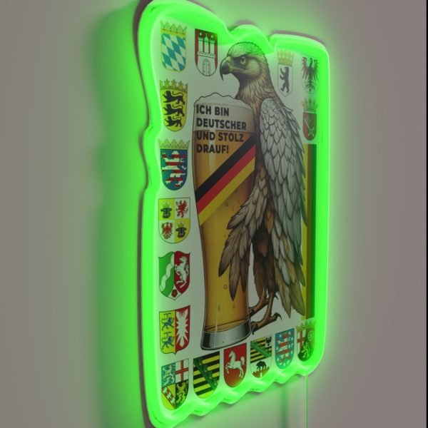 German Proud RGB Neon Sign