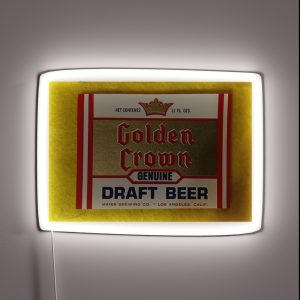 Golden Crown Genuine Draft Beer RGB Neon Sign