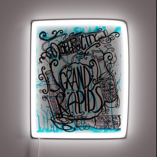 Grand Rapids RGB Neon Sign