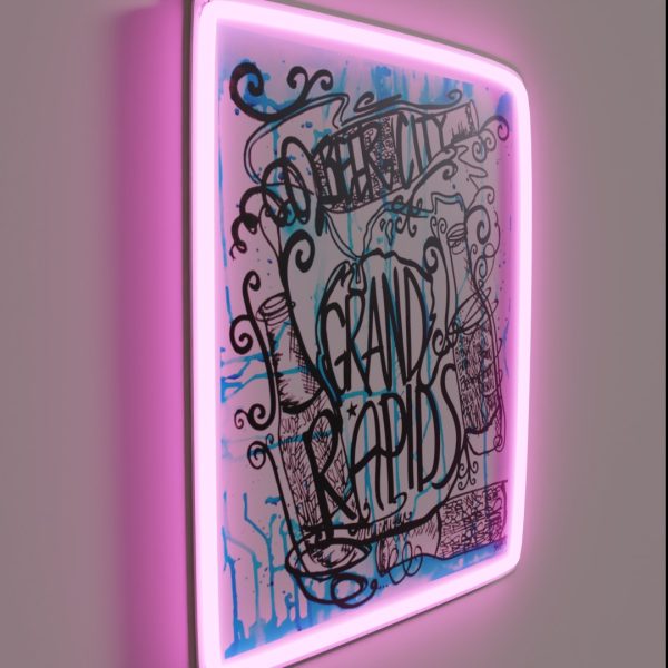 Grand Rapids RGB Neon Sign
