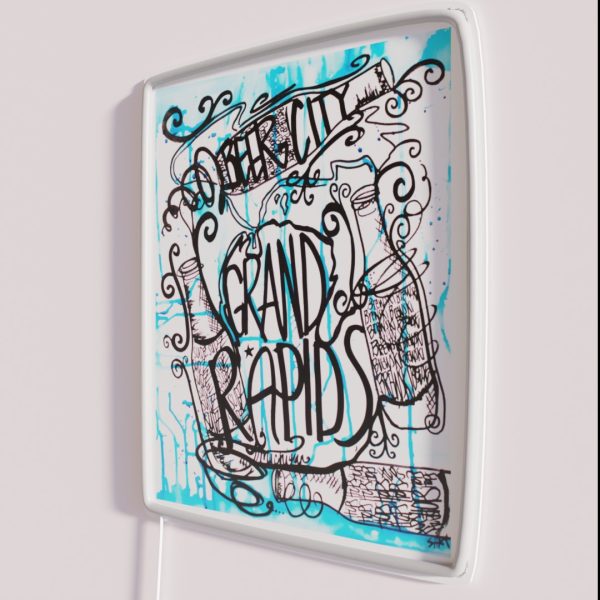 Grand Rapids RGB Neon Sign
