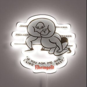 Gus I Like Rheingold Beer Retro Defunct Breweriana RGB Neon Sign