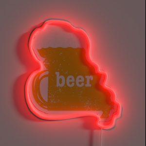 Home Brew Beer Funny Missouri Funny Beer Apparel RGB Neon Sign
